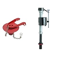 Fluidmaster Toilet Repair Essentials Bundle | Universal PerforMAX 2-Inch Toilet Flapper + Anti-Siphon Fill Valve