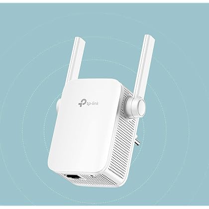 TP-Link N300 WiFi Extender(TL-WA855RE)-WiFi Range Extender, up to 300Mbps speed, Wireless Signal Booster and Access Point, Single Band 2.4Ghz Only