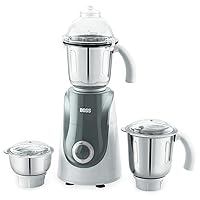 Crown Wet & Dry Mixer Grinder Powerful 750W with 3 Stainless Steel Jars, 110V for USA