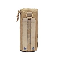 Tactical Camouflage Water Bottle Pouch Holder Carrier Outdoor Sports Combat Pack Hiking Bag Accessory