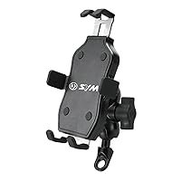 Bike Phone Holder For SYM CRUISYM 125 180 300 GTS 250i 300i Maxsym 400 600 Motorcycle Accessories Handlebar Mobile Phone Holder GPS Stand Bracket Powersports Electrical Device Mounts ( Color : No usb