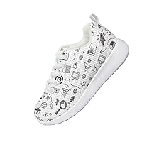 Children's Shoes Sports Shoes for Boys and Girls Mesh Cloth Breathable Comfortable Sole Soft Seismic Suitable Size 11.5-3 Little/Big Kid