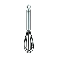 Rösle Stainless Steel & Silicone Balloon Egg Whisk, 6 Wire, 10.6-inch
