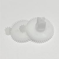 Plastic Side Brush Motor Gear (White) Compatible for Eufy Robotic Vacuum Vacuum Cleaner Side Brush Gear Replacement Parts