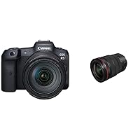 Canon EOS R5 Full-Frame Mirrorless Camera w/ RF24-105mm F4 L is USM Lens Kit - 8K Video, 45 Megapixel Full-Frame CMOS Sensor, DIGIC X Image Processor, Up to 12 fps Mechanical Shutter (Body + Lens)