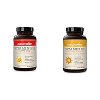 Vitamin B12 1,000 mcg 150 Softgels & Vitamin D3 5000iu 360 Mini Softgels for Energy, Mental Clarity, Bone & Muscle Support