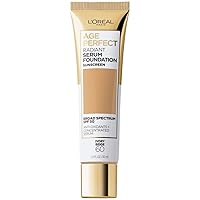 Age Perfect Radiant Serum Foundation with SPF 50, Ivory Beige, 1 Ounce