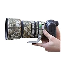 Camouflage Waterproof Lens Coat for Canon RF 70-200mm F2.8 L is USM Rainproof Lens Protective Cover (Yellow Tree Camouflage)