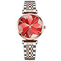 Stainless Steel Band Clock Female Rhinestone Dial Dress Watches for Women