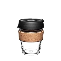 Keepcup Brew Cork Reusable Coffee Cup, Medium (Pack of 1), Black