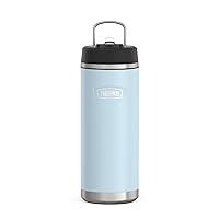 ICON SERIES BY THERMOS Stainless Steel Water Bottle with Straw Lid, 32 Ounce, Glacier