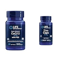 Super Ubiquinol CoQ10 with PQQ, CoQ10, PQQ, shilajit, Heart Health & Zinc Caps, zinc 50 mg, zinc Citrate, Support The Body's Immune defenses