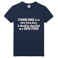 Common Sense is My Super Power Printed T-Shirt