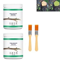 Tree Wound Pruning Sealer, Tree Wound Dressing with Brush, Bonsai Tree Pruning Sealer, Tree Wound Sealer Healing Cream, Tree and Bonsai Quick Recovery (2PC)