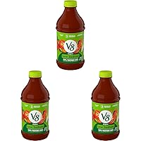 V8 Low Sodium Original 100% Vegetable Juice, 46 fl oz Bottle (Pack of 3)