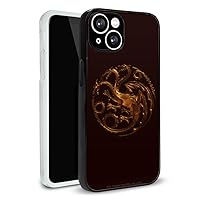 House of The Dragon Bronze Targaryen Sigil Protective Slim Fit Plastic Bumper Case Fits Apple iPhone 14