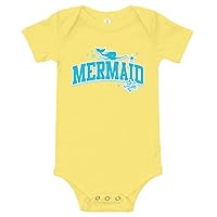 Baby Mermaid Onesie Yellow