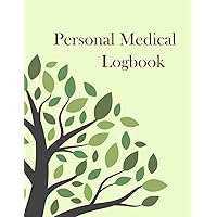 Large Print Personal Medical Logbook: Health Record Keeper for Tracking Medical History, Symptoms, Appointments, and More