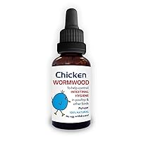 Chicken Worm | 50ml | 100% Natural Herbal Remedy, Supports Intestinal Hygiene, Worms and Parasites, for Chickens, Birds, Poultry,