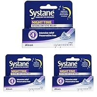 Nighttime Lubricant Eye Ointment 3.5g Tube (Pack of 3)
