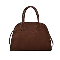 Suede Tote Bag for Women, Vintage Commuting Top Shoulder Cross body Bags,Large Capacity Adjustable Strap Handle Bag