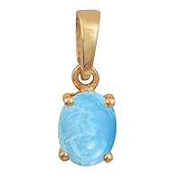 Multi Choice Oval Shape Gemstone 925 Sterling Silver Yellow Gold Plated Solitaire Pendant