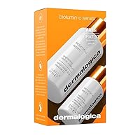 Dermalogica the Ultimate Glow Kit, Biolumin-C Serum for Face, Vitamin C for Firmer and Brighter Skin, 2 items - 1 oz and 0.34 oz