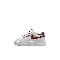 Nike Force 1 Low EasyOn Baby/Toddler Shoes (FN0236-105, White/Team Red)