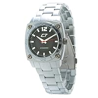Mens Analogue Quartz Watch with Aluminium Strap CC7079M-02M, Black/White, 40mm, Strap