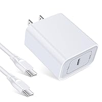 Galaxy S24 Ultra/S23+ Charger,20W USB C Charging Block for Google Pixel Fold,8 Pro,7 Pro,7a,6 Pro,8;USB Type-C Brick with 6FT Type C Cable for Samsung Galaxy A54,A73,A35,A55,A14,A53,A15,Z Flip5