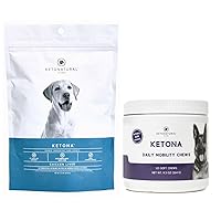 Chicken Liver Dog Treats and Daily Mobility Chews Bundle, Delicious and Healthy Treat and Training Reward, Supplements Lubricate Joints and Promote Healthy Mobility