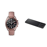 Samsung Galaxy Watch 3 (41mm, GPS, Bluetooth, Unlocked LTE) Smart Watch + Wireless Charger Trio