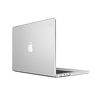 Speck SmartShell MacBook Pro 14 Inch Case for M3 / M3 Pro / M3 Max (2023) & M2 Pro / M2 Max A2779 (2023) & M1 Pro / M1 Max A2442 (2021) - Scratch Resistant Hardshell Case - Clear
