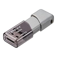 PNY 256GB Turbo Attache 3 USB 3.0 Flash Drive,GREY