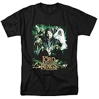 Lord of The Rings Hero Group Shirts for Men, Short Sleeve T Shirt, Officially Licensed