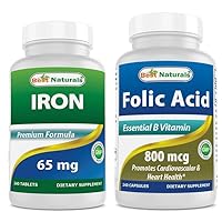 Iron 65 mg & Folic Acid 800 mcg
