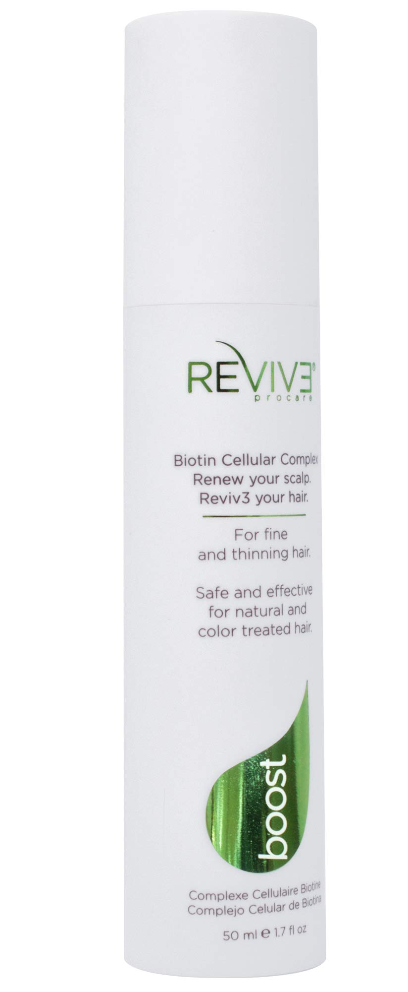 Reviv3 Procare Biotin for Hair Follicles – Biotin Hair Growth Complex Protects from UV Rays – Hair Root Booster for Natural & Color Treated Hair – Hair Care Products for Women w/Thinning Hair (1.7 oz)