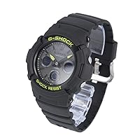 CASIO G-Shock G-Shock AWR-M100SDC-1A Men's Analog Digital Waterproof Solar Black Lime