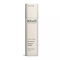 ATTITUDE Oceanly Face Scrub Stick, EWG Verified, Plastic-free, Plant and Mineral-Based Ingredients, Vegan and Cruelty-free Beauty Products, PHYTO CLEANSE, Unscented, 1 Ounce