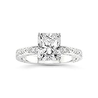 FRIENDLY DIAMONDS Diamond Ring Gift For Mom 1 Ct - 5 Ct IGI Certified Lab Grown Diamond Ring | 14K Or 18K White, Yellow Or Rose Gold | Antique Allure Vintage Lab Diamond Ring | FG-VS1-VS2 Quality