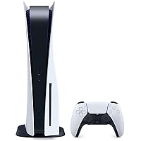 Play.Station 5 Disc Version PS.5 Console - Includes Charging Dock - 4K-TV Gaming, 16GB GDDR6 RAM, 8K Output, WiFi 6. Ultra-High_Speed 825GB SSD (Renewed)