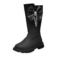 Toddler Boots Size 10 Kids Boots Long Boots High Boots Autumn And Winter New Girl Water Proof Snow Boots Girls