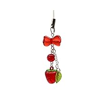 Strawberry Cherry Phone Charms Aesthetic Y2K Cell Phone Charm Cute Strap Accessories with Leaves and Heart for Phone Bag Keychain Camera Pendants Decor