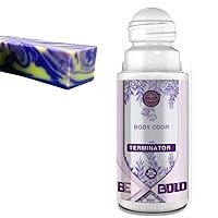 Be Bold Body Odor Eliminator Roll On Under Arm Deodorant For Men, Women, Body Odor Terminator Works At Source Armpits Sweat, Soap Space Bar for Odor Control Deodorant Soap Lavender