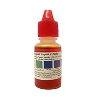 pH Test Liquid, pH Chart Included (About 75 Tests), Red Cap