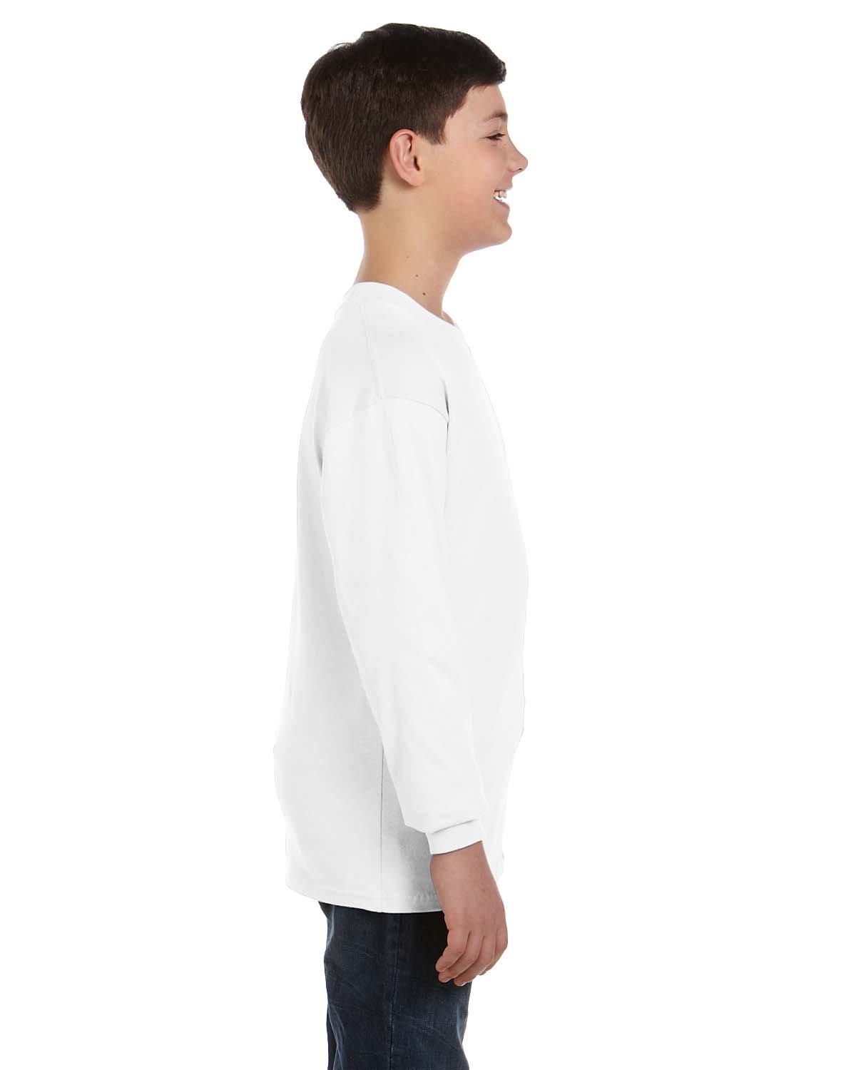 Gildan Boys Heavy Cotton Long Sleeve T-Shirt