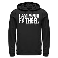 Star Wars Men's The Father Hooded Sweatshirt Black, X-Large