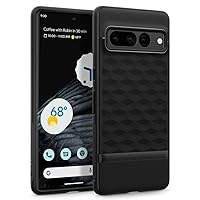 Caseology Parallax [Military Grade Drop Tested] Designed for Google Pixel 7 Pro Case (2022) - Matte Black