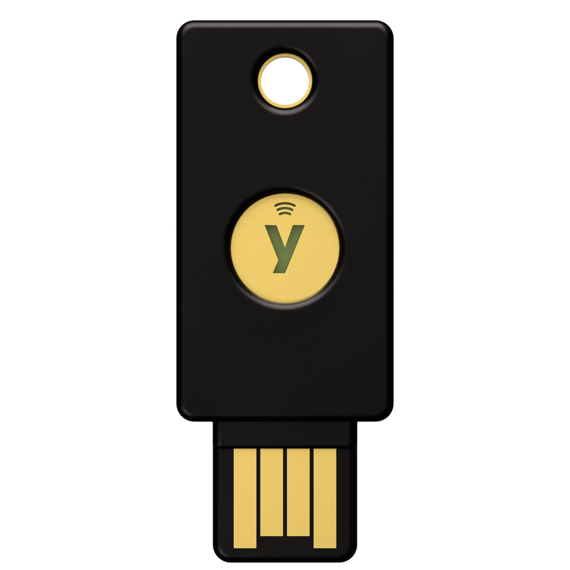 Yubico - YubiKey 5 NFC - Two-Factor authentication (2FA) Security Key, Connect via USB-A or NFC, FIDO Certified - Protect Your Online Accounts