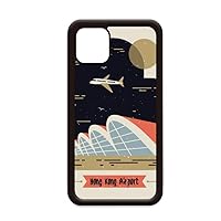 Hong Kong International Airport for iPhone 12 Pro Max Cover for Apple Mini Mobile Case Shell